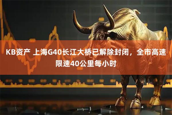 KB资产 上海G40长江大桥已解除封闭，全市高速限速40公里每小时